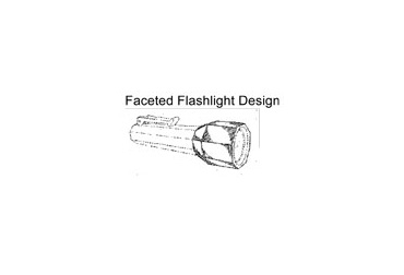 pelican trademark faceted flashlight design