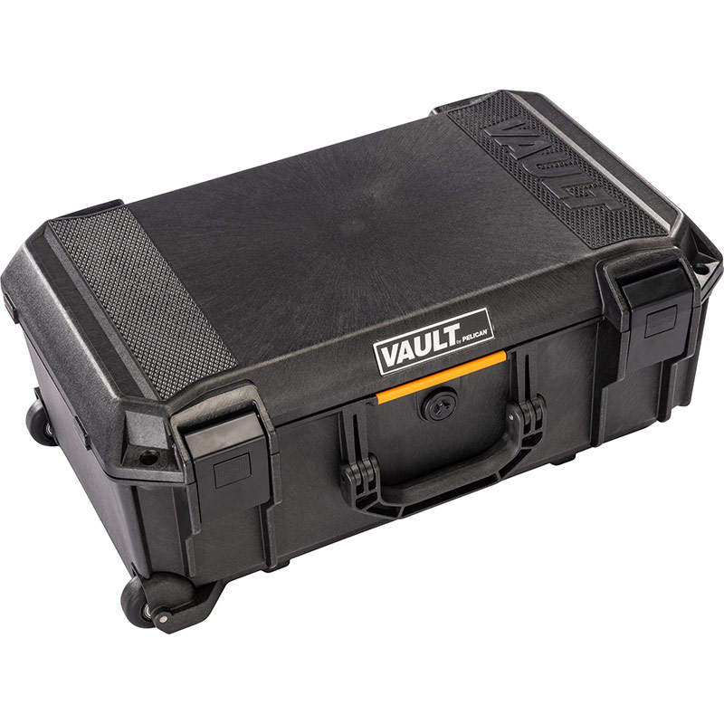 pelican hard rolling travel carry on case