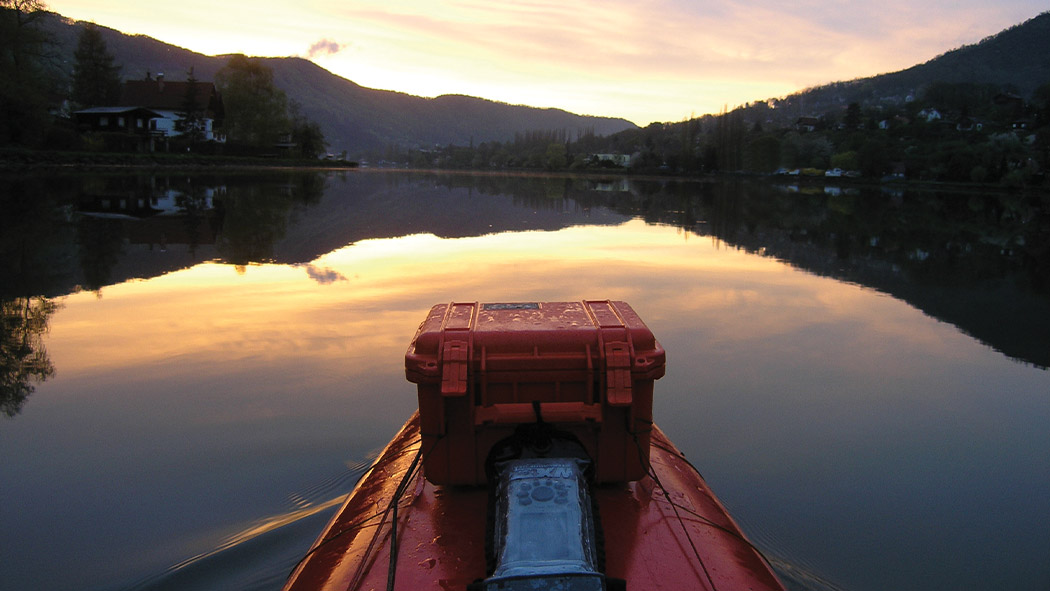 case on water