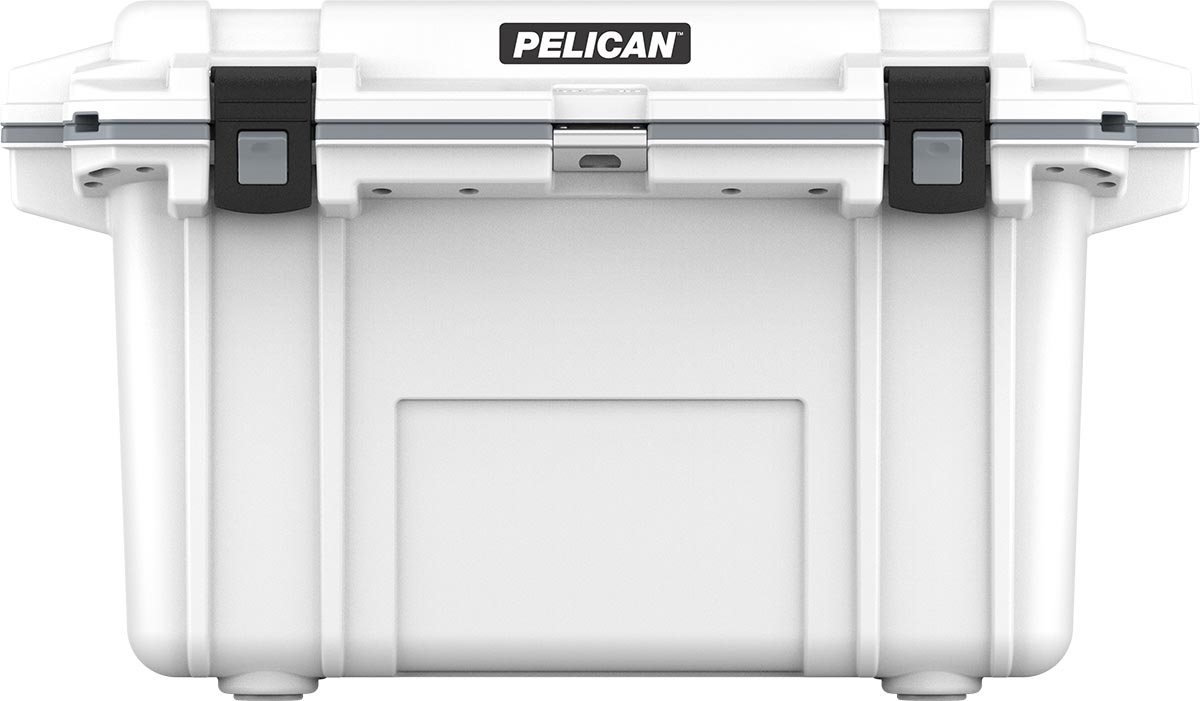 pelican 70qt marine fishing cooler white