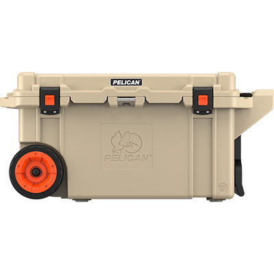 pelican tan hunting cooler rolling coolers t