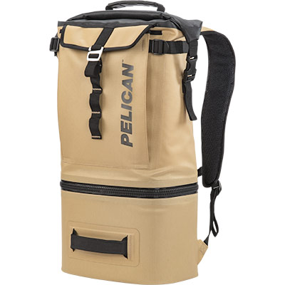 pelican soft backpack cooler tan t