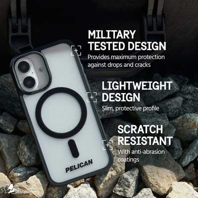 iPhoneアクセサリー PELICAN RANGER iPhone 16 Pro Ranger w/ MagSafe® for Apple iPhone 16 Pro - Clear – Pelican Phone