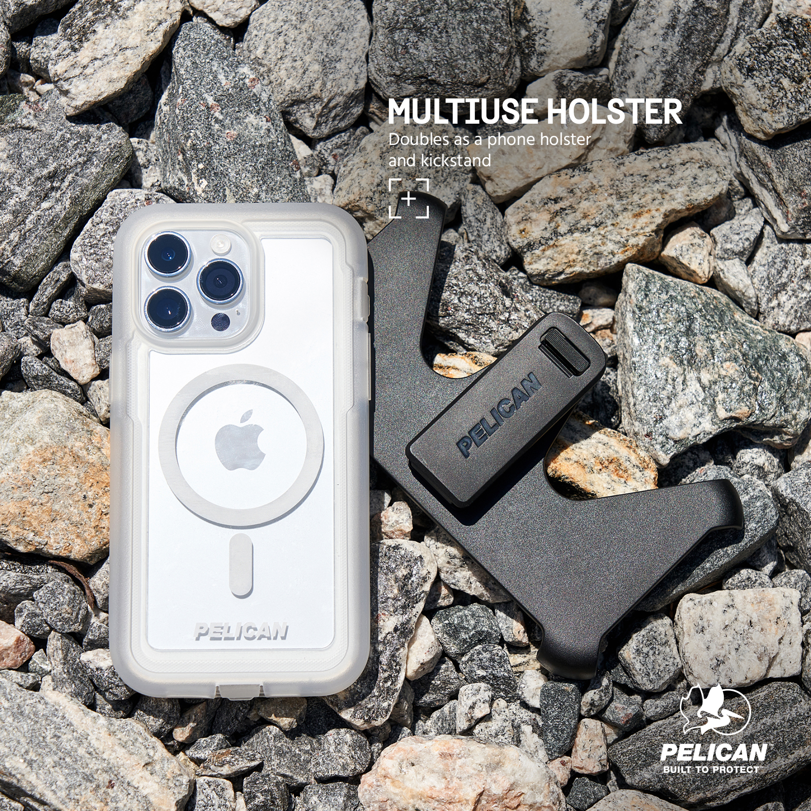 Pelican】 iPhone 15 Pro 用 ハイブリッド ケース DXT Voyager (Works