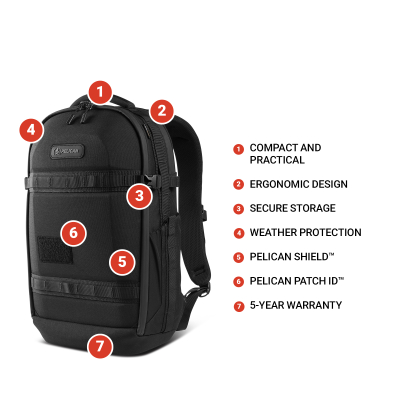 PX25 Aegis Travel Pack | Pelican Official Store